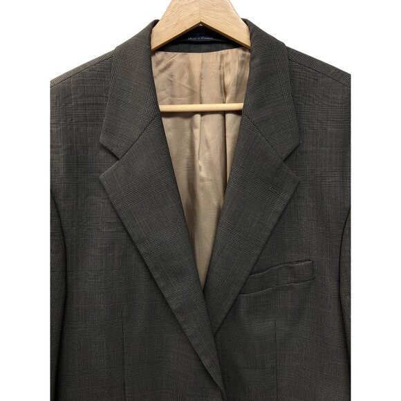 Chaps Ralph Lauren Vintage 90's Gray Taupe Blazer - Picture 2 of 8